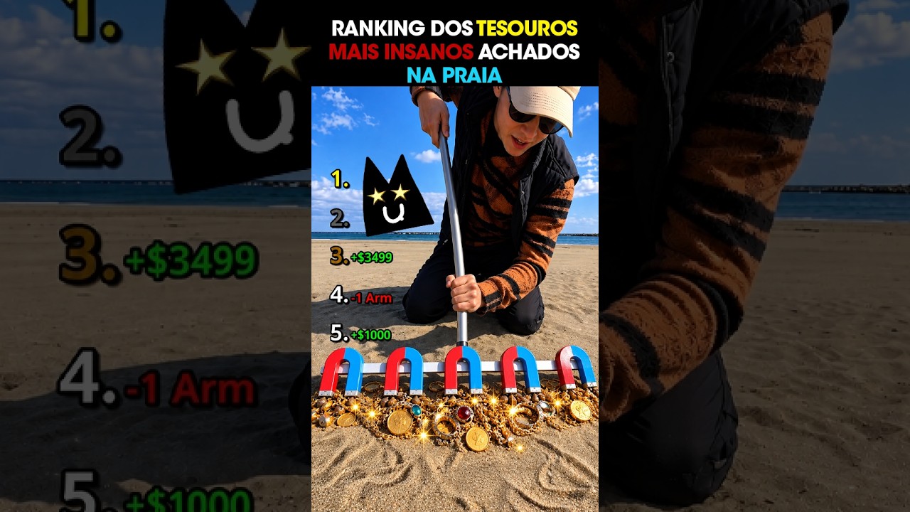 RANKING DOS TESOUROS MAIS INSANOS ACHADOS NA PRAIA