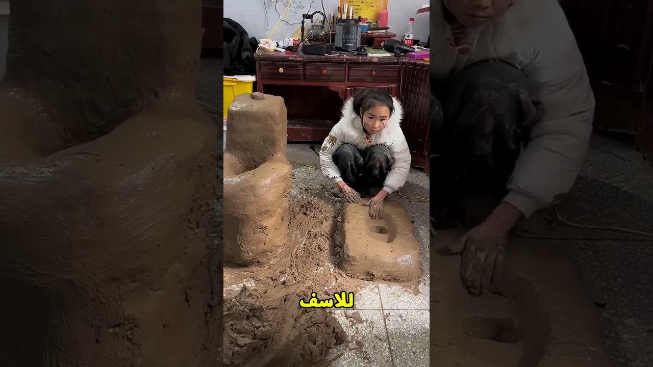 لما مفيش فلوس… الحل من الطين 😱! نهاية غير متوقعة