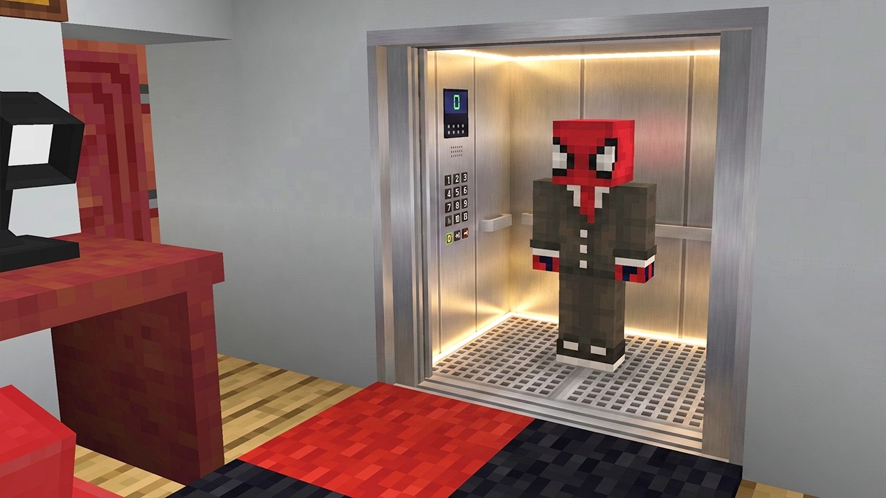 EVİMDE GİZLİ BİR ASANSÖR BULDUM - Minecraft