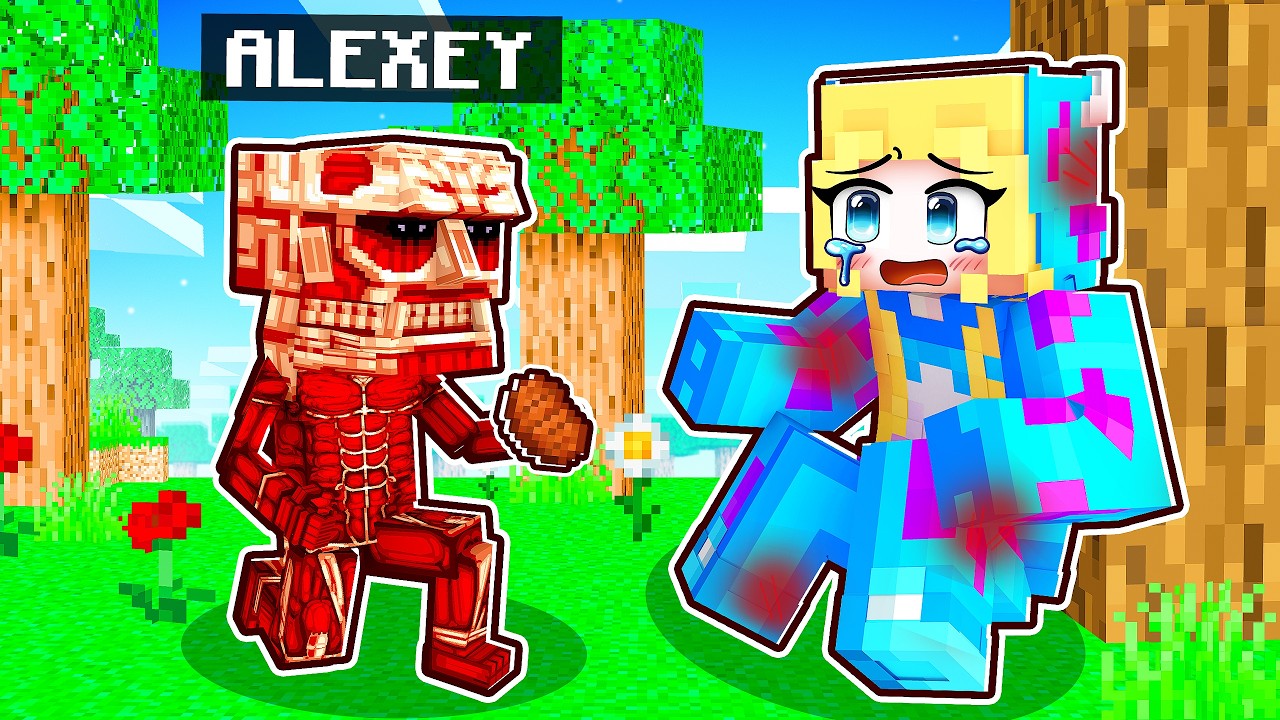 NASCI como BEBÊ TITAN no Minecraft