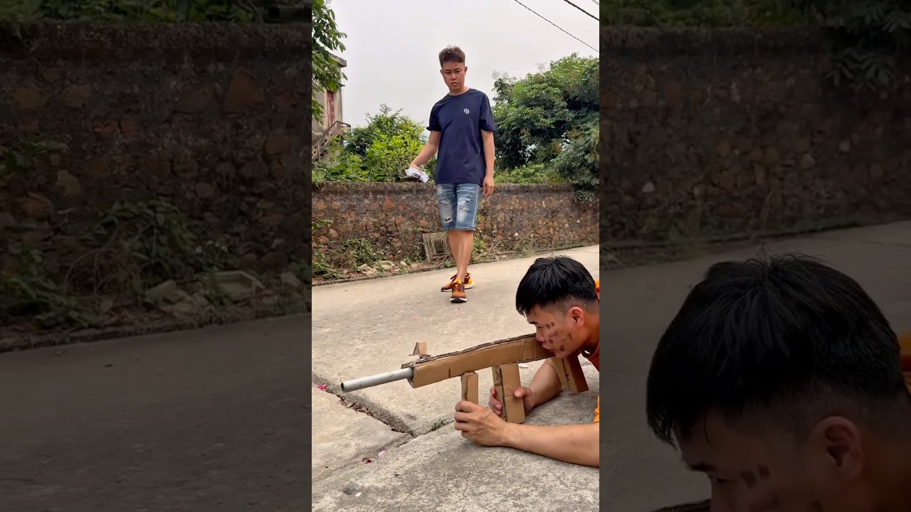 Kỹ năng bắn súng của anh ấy thật tuyệt vời 👏💯