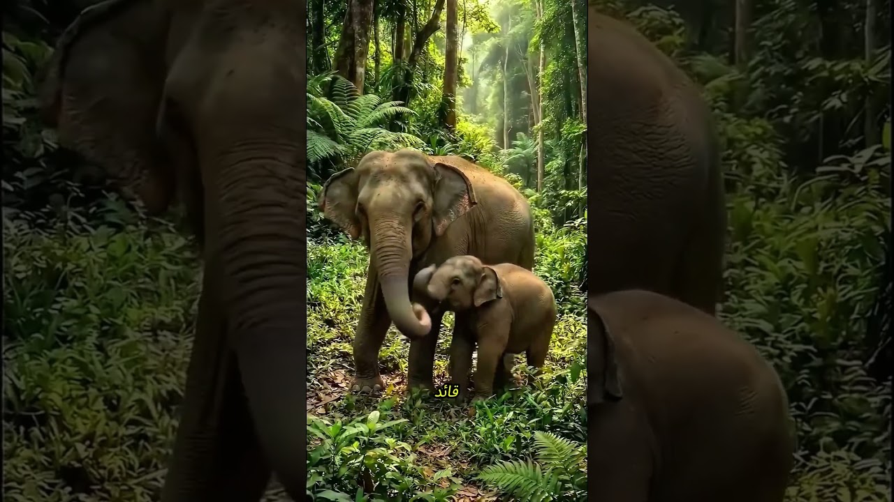 لبس لبس فيل ودخل وسط القطيع… 😳🐘