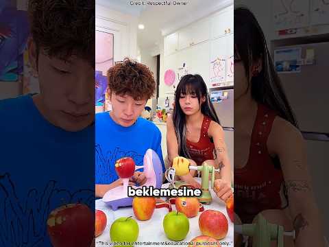 🤣🍎 “Benim Makinem Daha İyi” Dedi… Sonunda Kardeşinin Elmasını Yedi! 😂