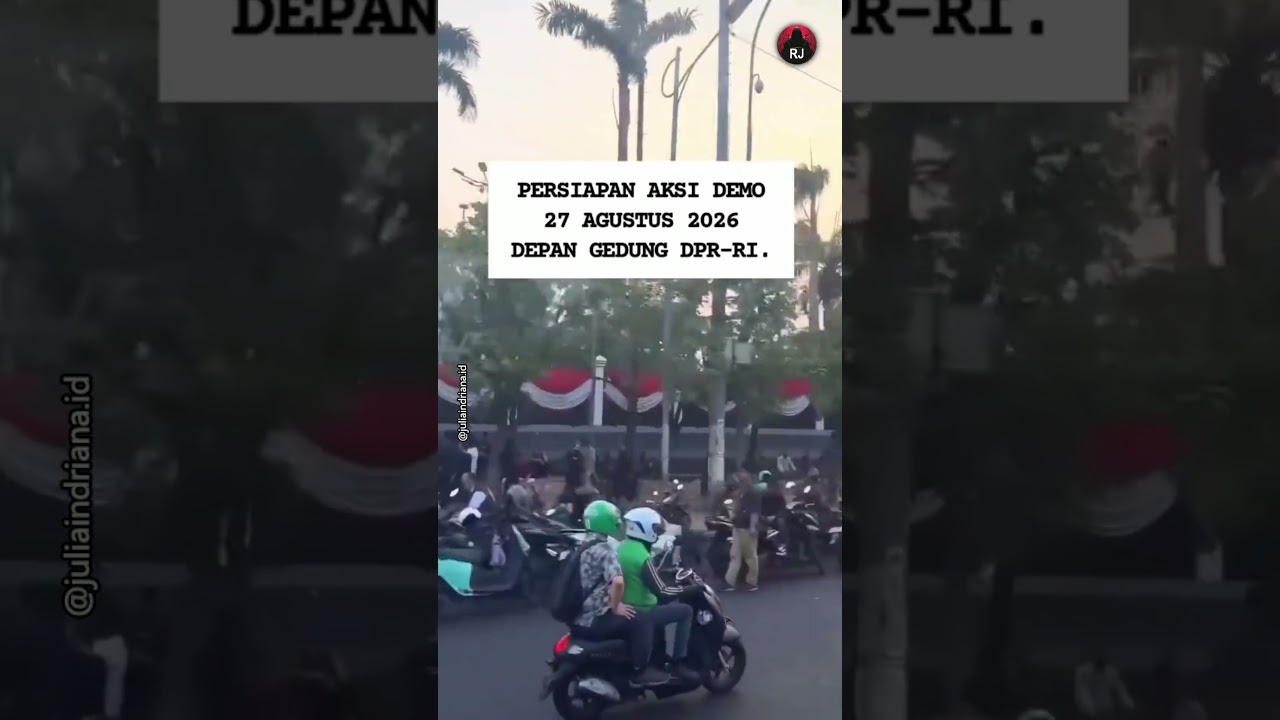 Kondisi Depan Gedung DPR RI