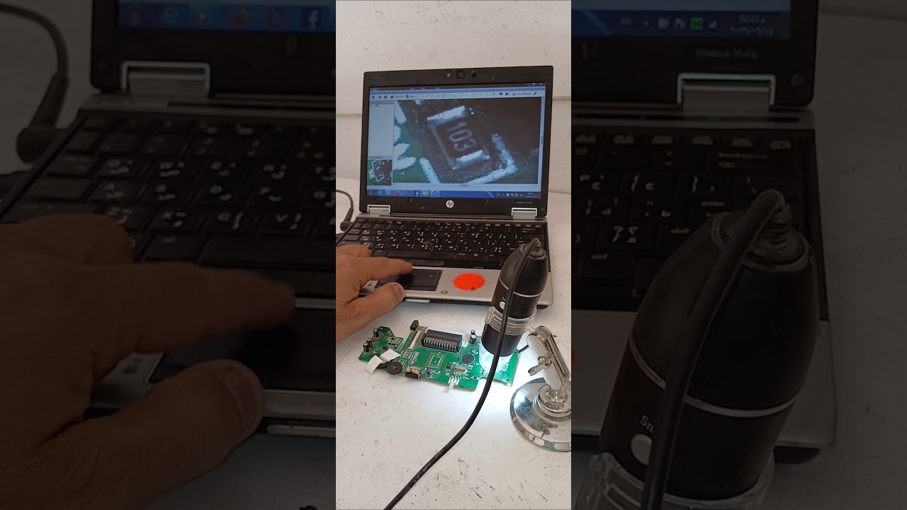 مكرسكوب لتكبير المكثفات والاي سيهات #diy #مستعملينجوو #اعادة_تدوير #سوق_الجمعة