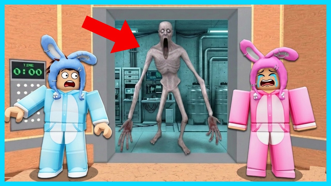 MIPAN & ZUZUZU Masuk Ke Dalam Lift Berisi SCP Mengerikan! ROBLOX