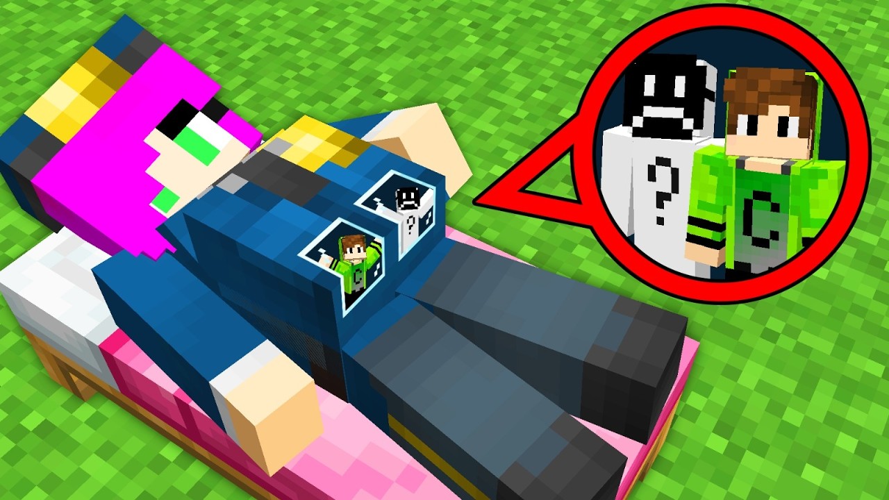Fiz uma BASE SECRETA dentro da GAROTA POLICIAL no Minecraft!