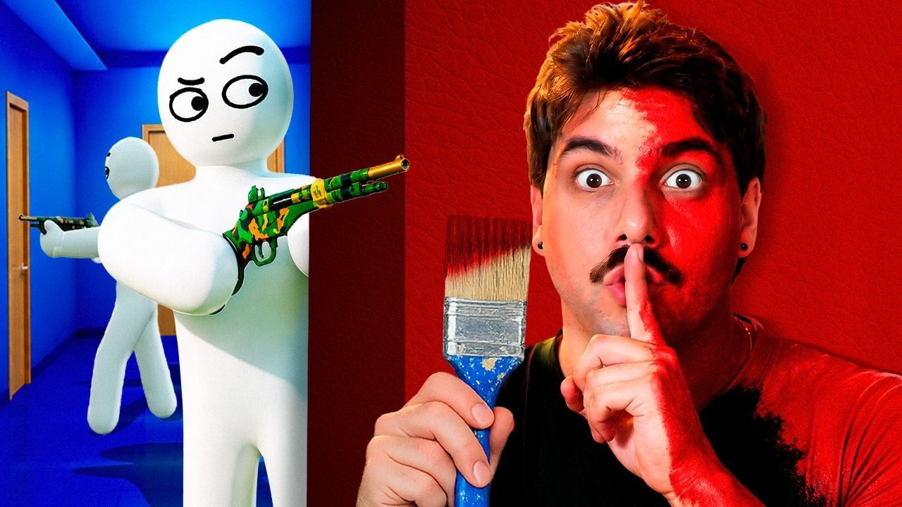 preciso me PINTAR para me ESCONDER no Meccha Chameleon