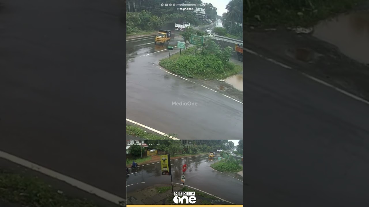 മുക്കത്തിനടുത്ത് കാറും ലോറിയും കൂട്ടിയിടിച്ച് വൻ അപകടം; യാത്രക്കാരൻ അത്ഭുതകരമായി രക്ഷപ്പെട്ടു