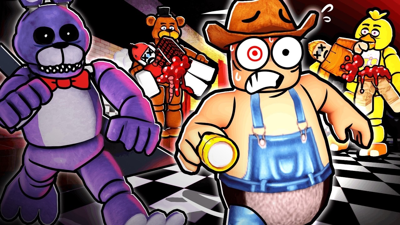 Roblox FNAF but my friends ARE DEAD.