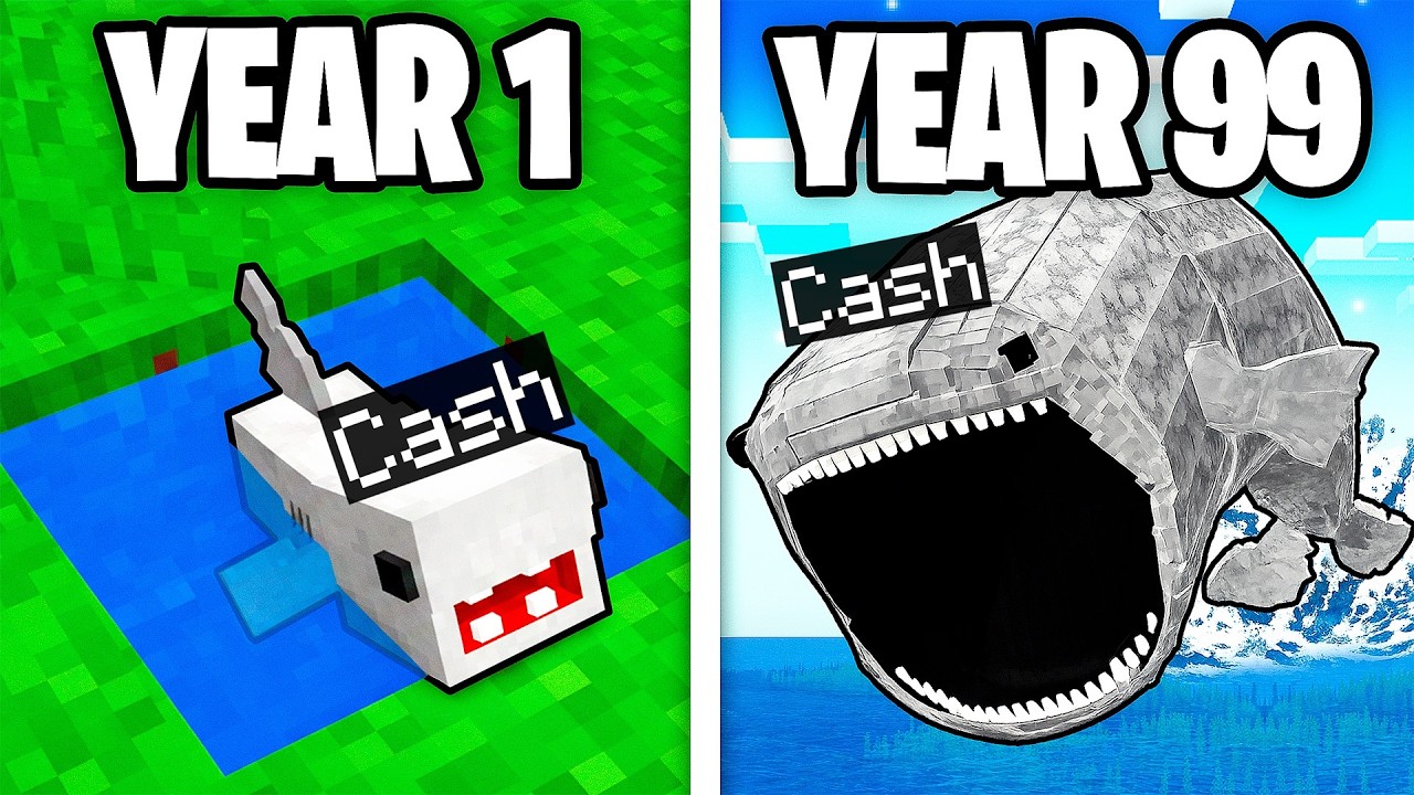 Surviving 99 Years as a BLOOP in Minecraft! - Published by Cash