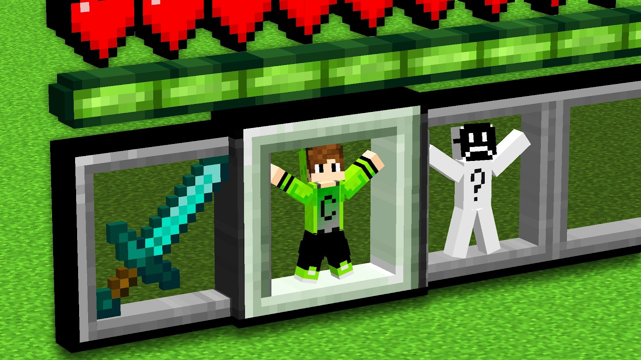 Me ESCONDI dentro do INVENTÁRIO no Minecraft!
