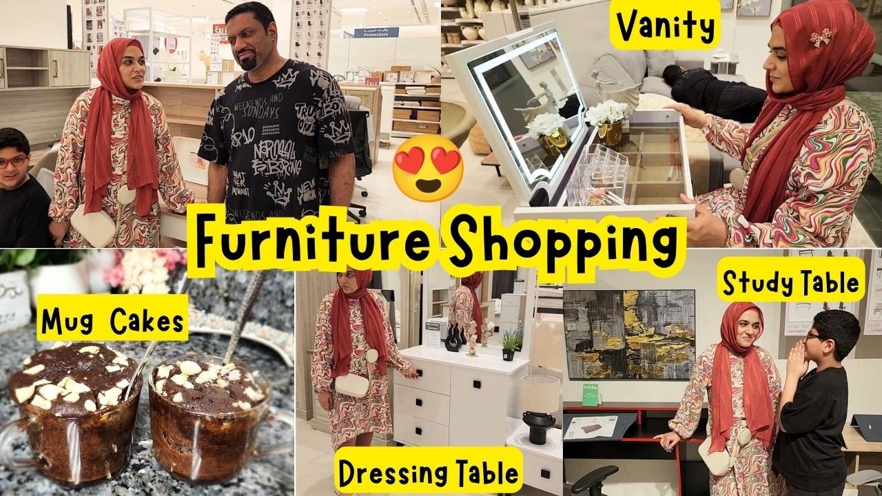 Furniture shopping start kar di😍Dressing Table, Vanity, Mishu ka Study table
