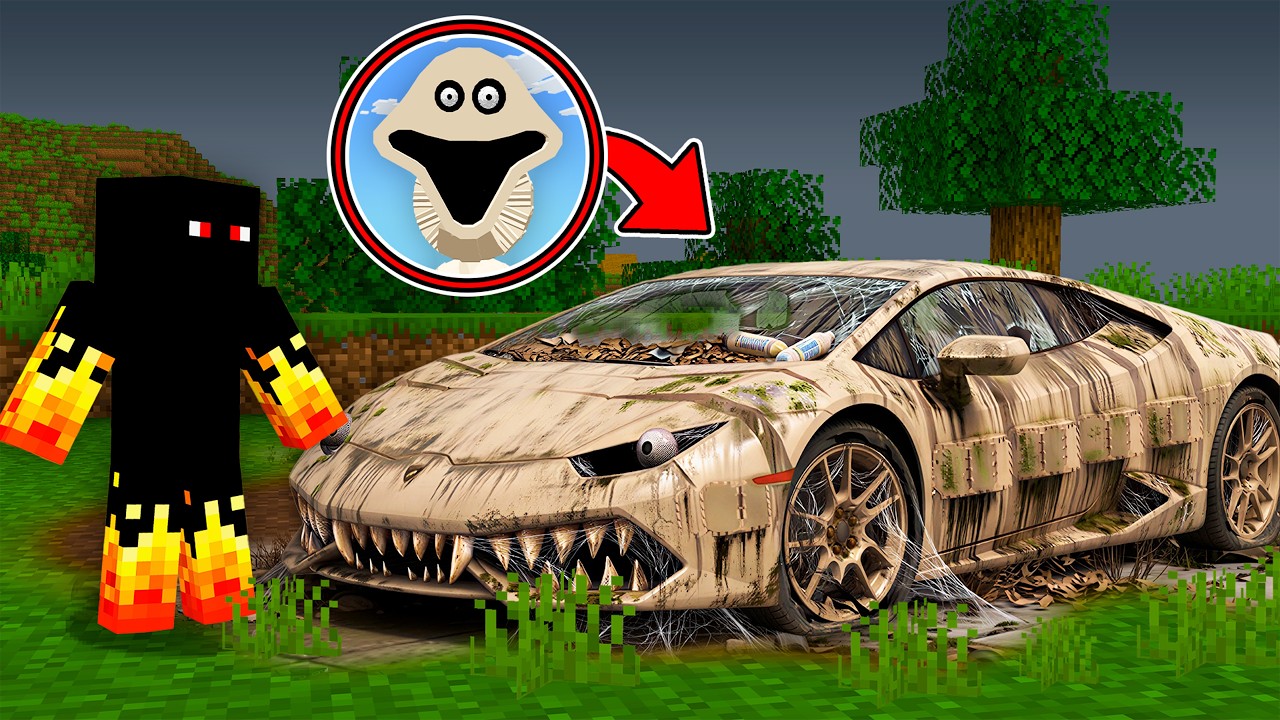ATHOS ENCONTROU CARRO REALISTA ABANDONADO DA MINHOCA FAMINTA