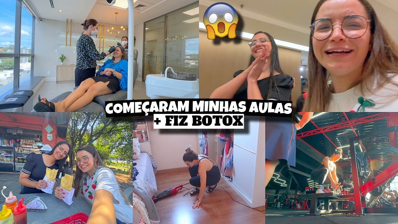 FIZ BOTOX, PASSEI NO EXAME TEÓRICO, COMECEI MINHAS AULAS PRÁTICAS e muito mais ❤️ - Bruna Paula