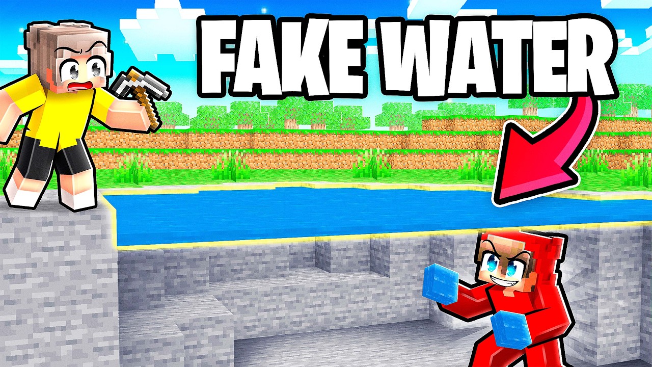 I Pranked My Friends with FAKE Blocks in Minecraft!
