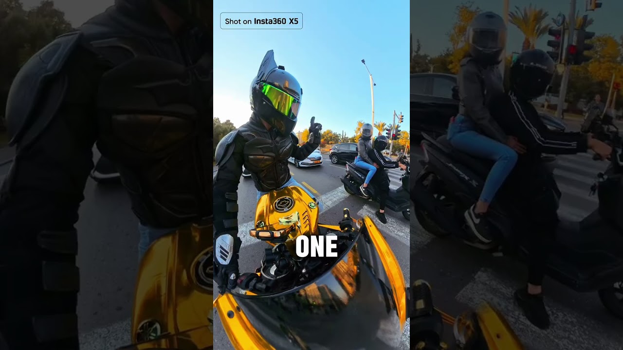 insta360 x5 8K #bikertok #bikerlife #motovlog #reaction #prank