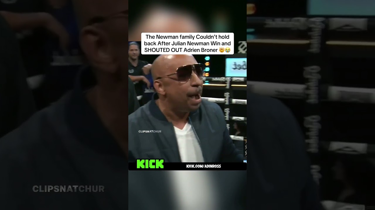 The Newman family Couldn’t hold back After Julian Newman Win and SHOUTED OUT Adrien Broner 🤯