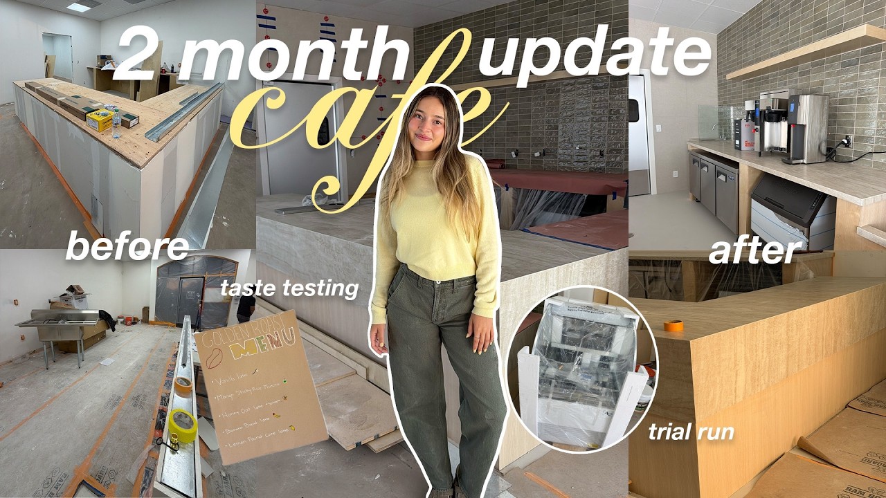 what 2 months of cafe construction is really like ☕️ hosting our first tasting - Published by Nathaly Cuevas