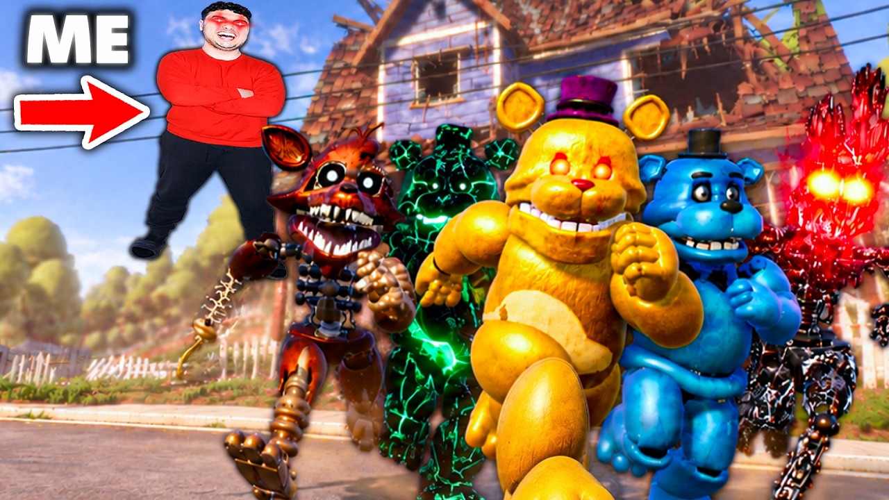 ME VS EVERY FNAF NEIGHBOR...