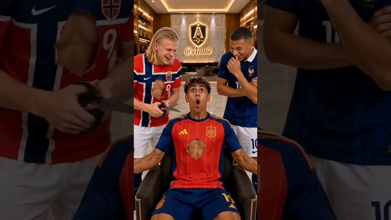 Stealing Haaland's Jersey for 3D Art?#soccer#haaland#mbappe#funny#india#indonesia#shorts#brasil#uk