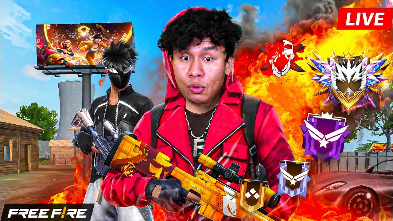 Noob Sensitivity Live Free Fire Gameplay in Youtubers Lobby😁 #freefire #shortsfeed  #tondegamer