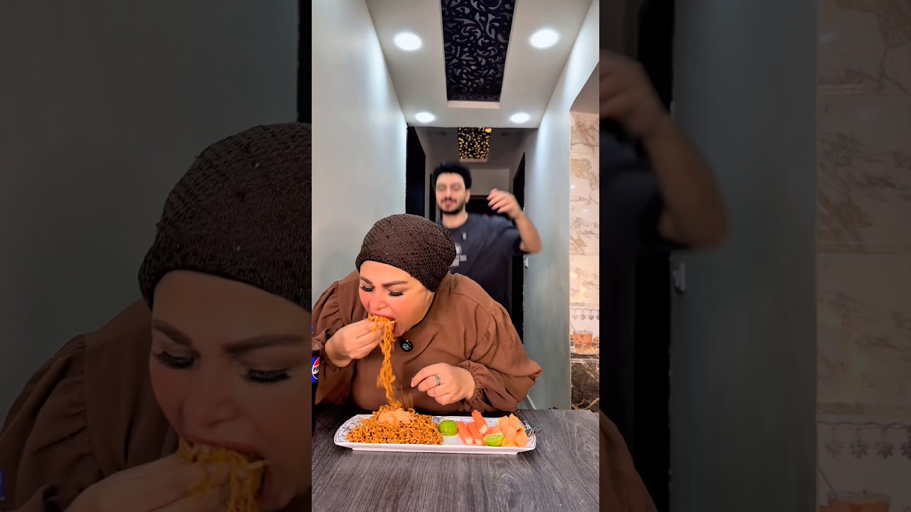 نأسف لبشاعة المنظر😳😂