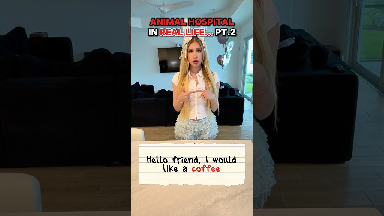 ANIMAL HOSPITAL IN REAL LIFE! PART 2️⃣ ☕️🐰🐱
