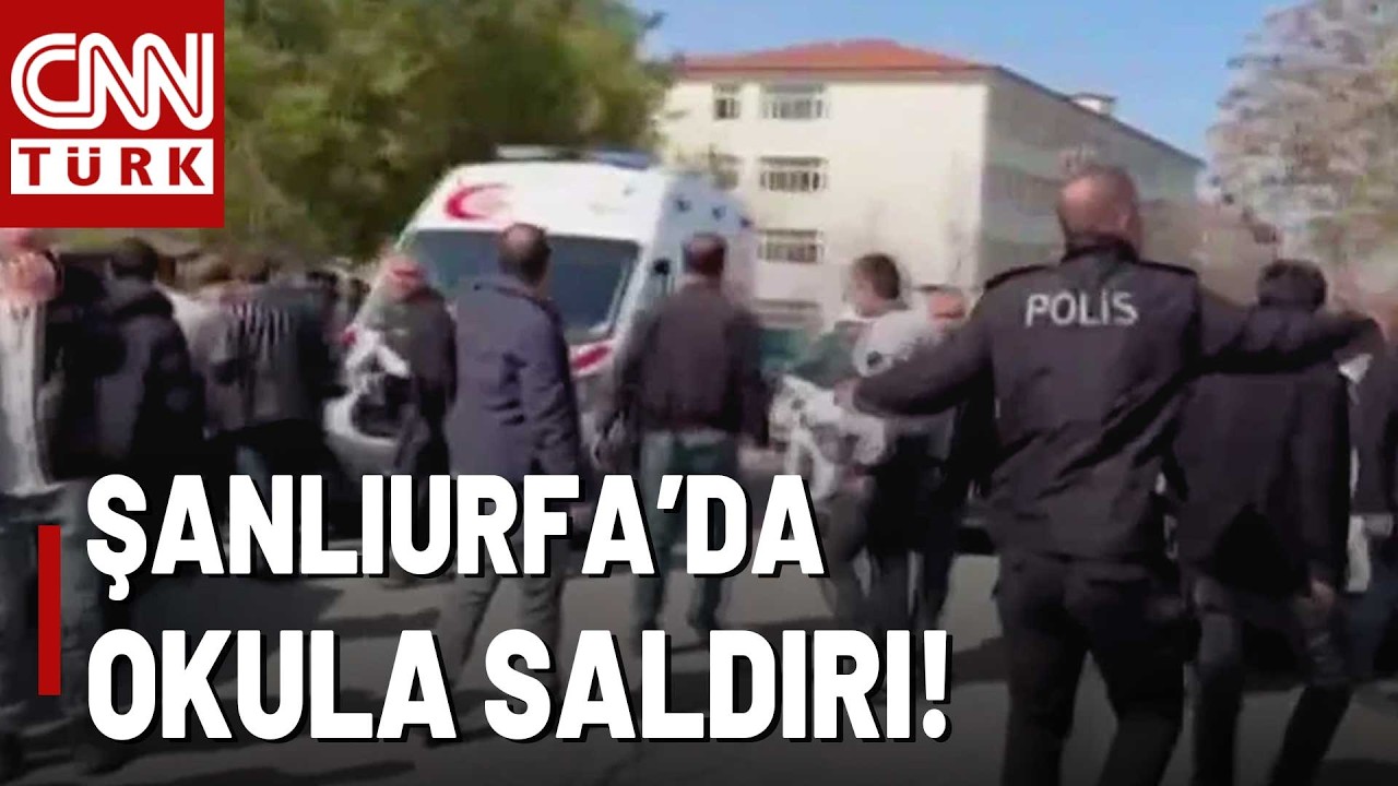 SON DAKİKA🚨Şanlıurfa'da Okulda Saldırı: 16 Yaralı! Saldırgan, Okulun Eski Öğrencisi...