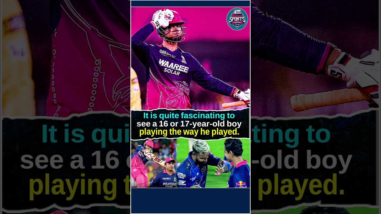 It is quite fascinating to see a 16 or 17-year-old boy playing the way he played. : Hardik Pandya