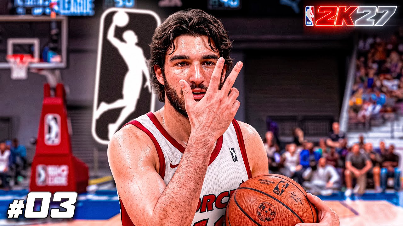 NOSSO 1° JOGO NA NBA G LEAGUE | NBA 2K27 Modo Carreira (Ep.3)