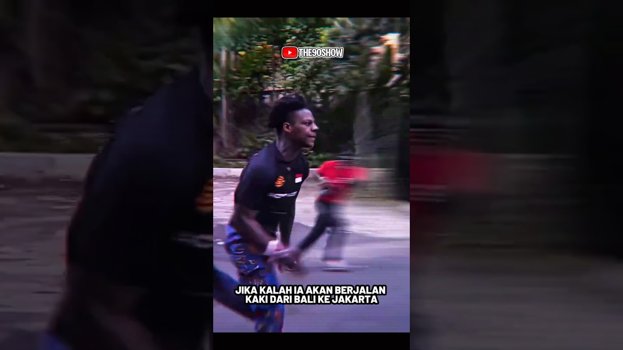 Seorang Pria Berjalan Kaki Dari Bali ke Jakarta Karena Kalah Adu Sprint Dengan Speed #ishowspeed 😱‼️
