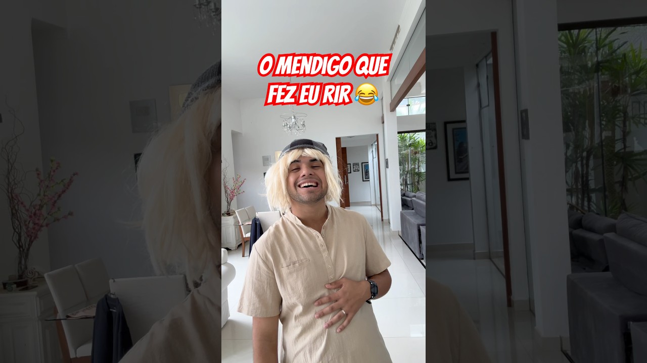 O mendigo que quase fez eu ter uma crise de riso 😂 #shorts