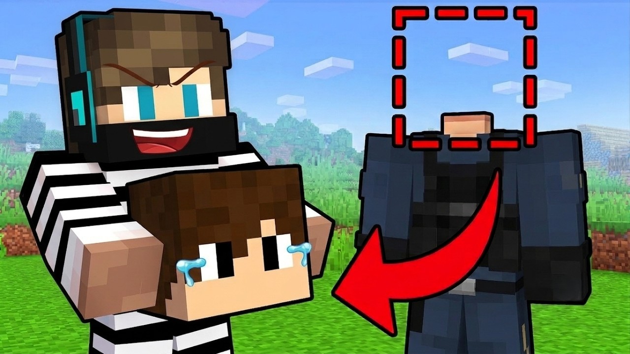 ماين كرافت لايف ستيل الحرامية #66 : قطعت رأس شرطي جربوع !!؟ 😱