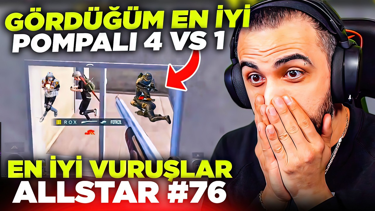 GÖREBİLECEĞİNİZ EN HAVALI POMPALI CLUTCHI!! EN İYİ VURUŞLAR ALLSTAR #76 | PUBG MOBILE