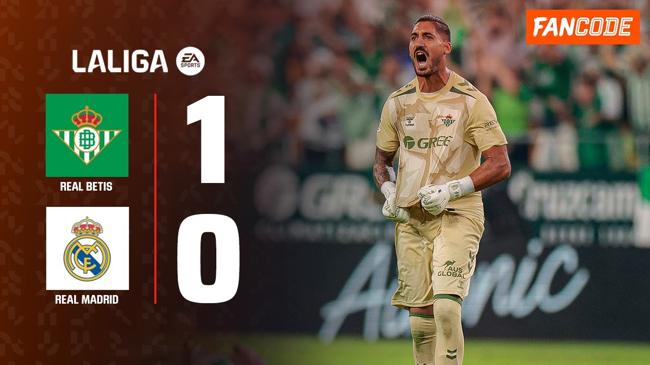 Real Betis Stun Real Madrid: Troy Parrott Strikes & Valles Saves Late Mbappé Penalty | Highlights