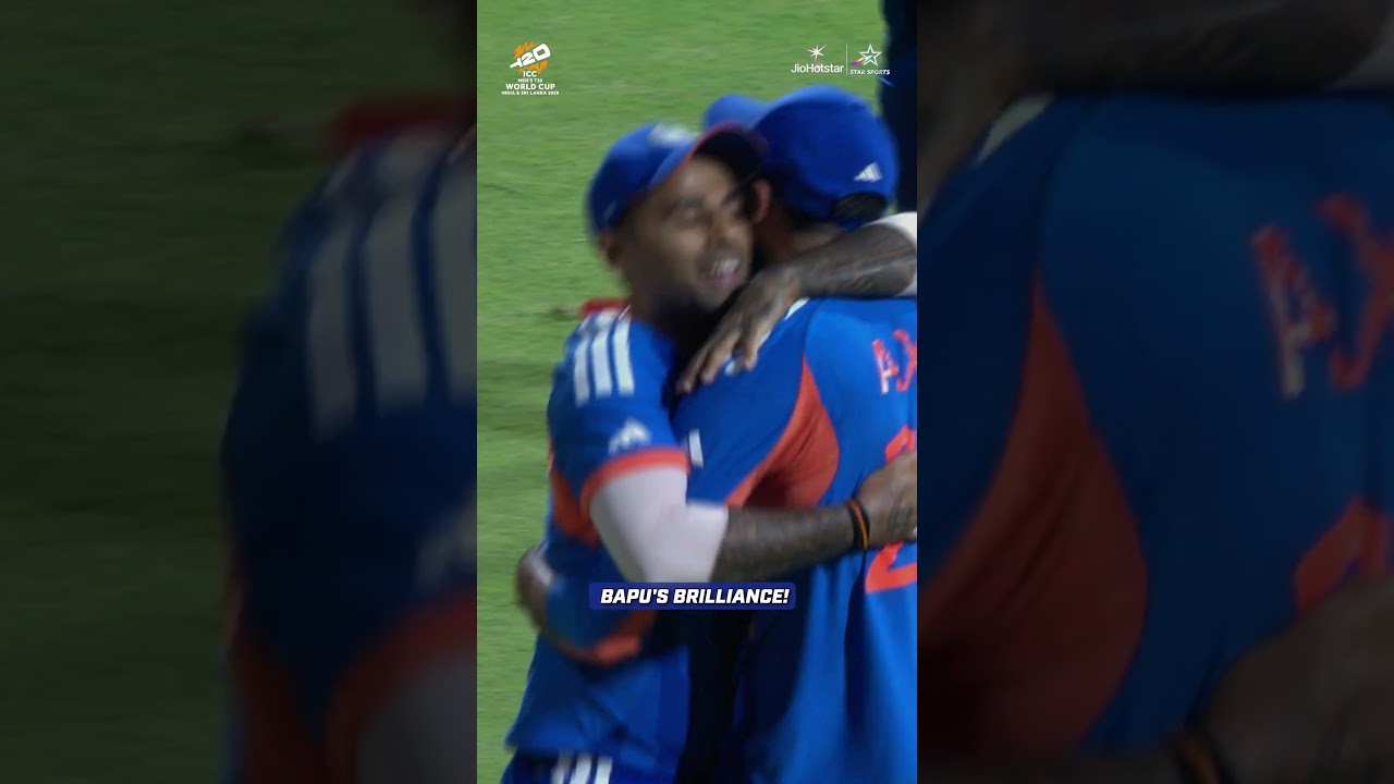 Axar Patel and Shivam Dube combine to take a sensational catch | ICC Men's #T20WorldCup