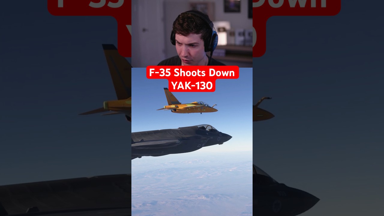 F-35 Shoots Down YAK-130