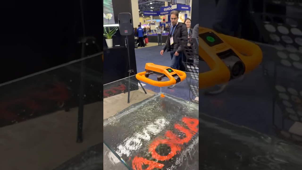 Drone that lands in WATER!  -  CES 2026 - Published by Electric Revolution