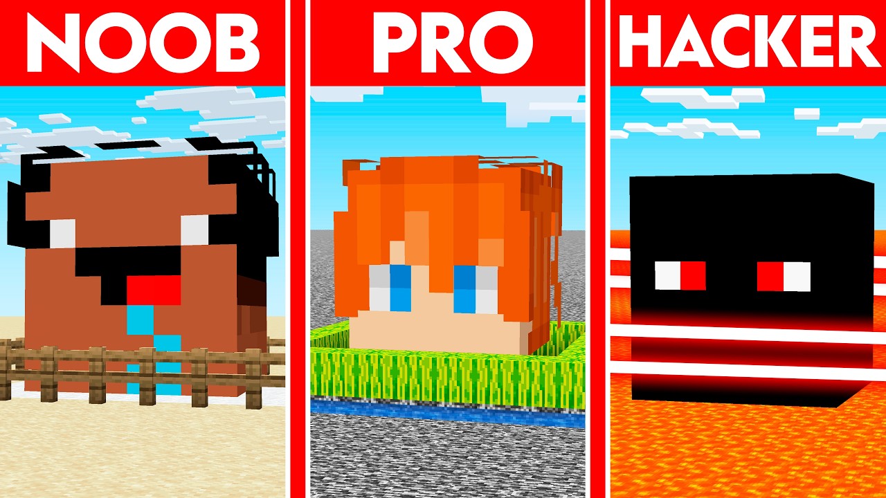 BASE SEGURA DE NOOB VS PRO VS HACKER no Minecraft