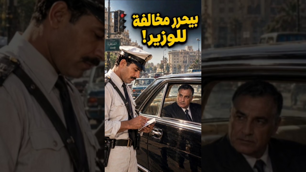 يا ريت الناس كلها تبقى زيك!.. قصة عسكري المرور الذي خالف وزير الداخلية فكانت المفاجأة!
