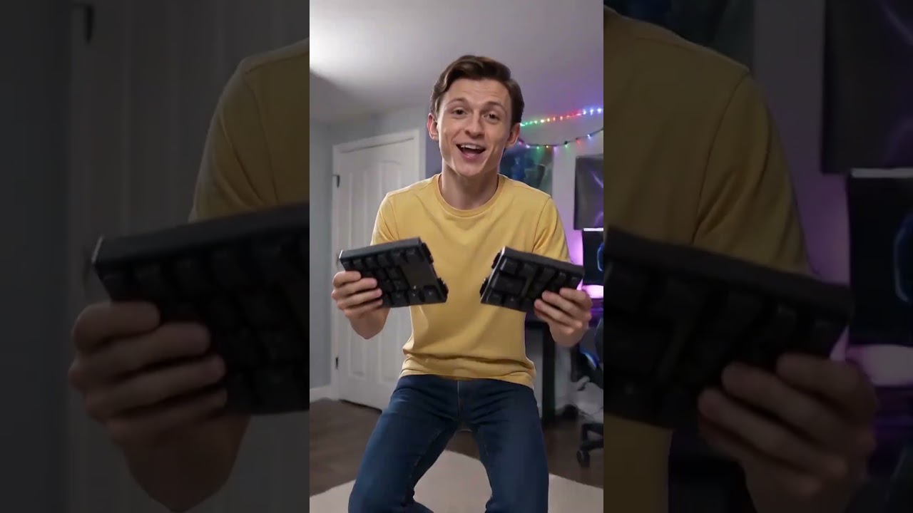 My Friend Thought I Broke His $500 Keyboard 😂 #Gaming #TechPrank #Keyboard #Gamer #Shorts