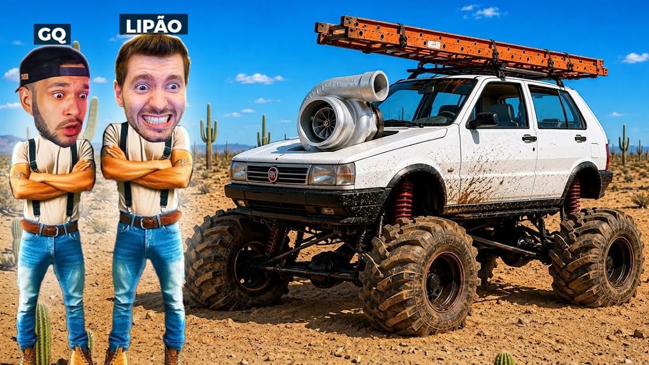 LIPAO e GQ montando um UNO TURBO no (Drive Beyond Horizon)