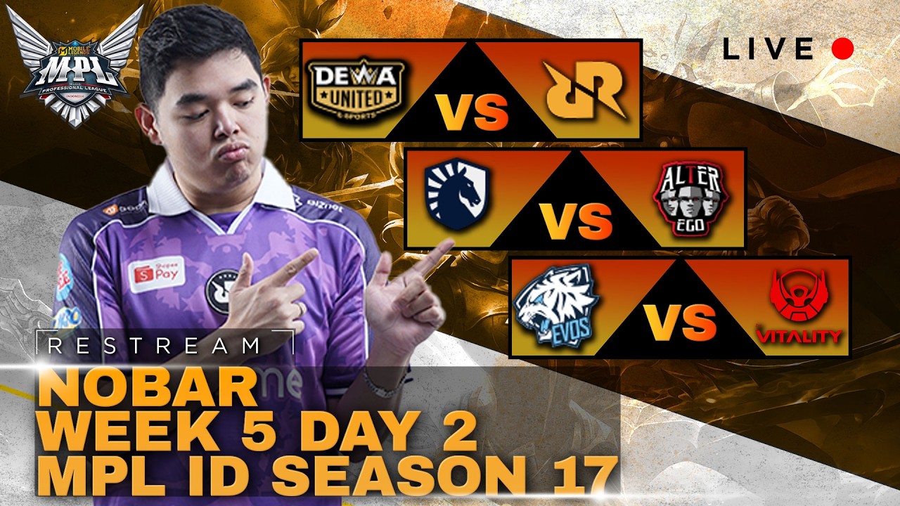 RESTREAM MPL SEASON 17 !! BTR VS EVOS #mlbbidcreator