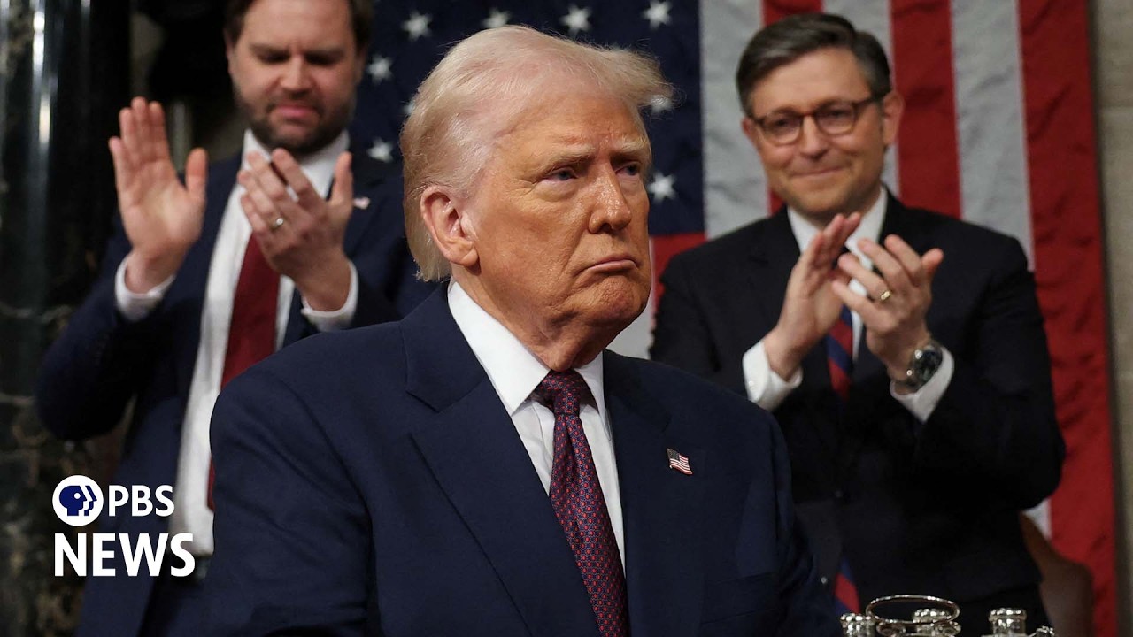 WATCH LIVE: President Donald Trump’s 2026 State of the Union Address | Direct floor feed - Published by PBS NewsHour