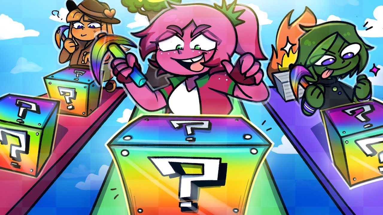 🟪FIZEMOS UMA CORRIDA DE LUCKY BLOCK !!!