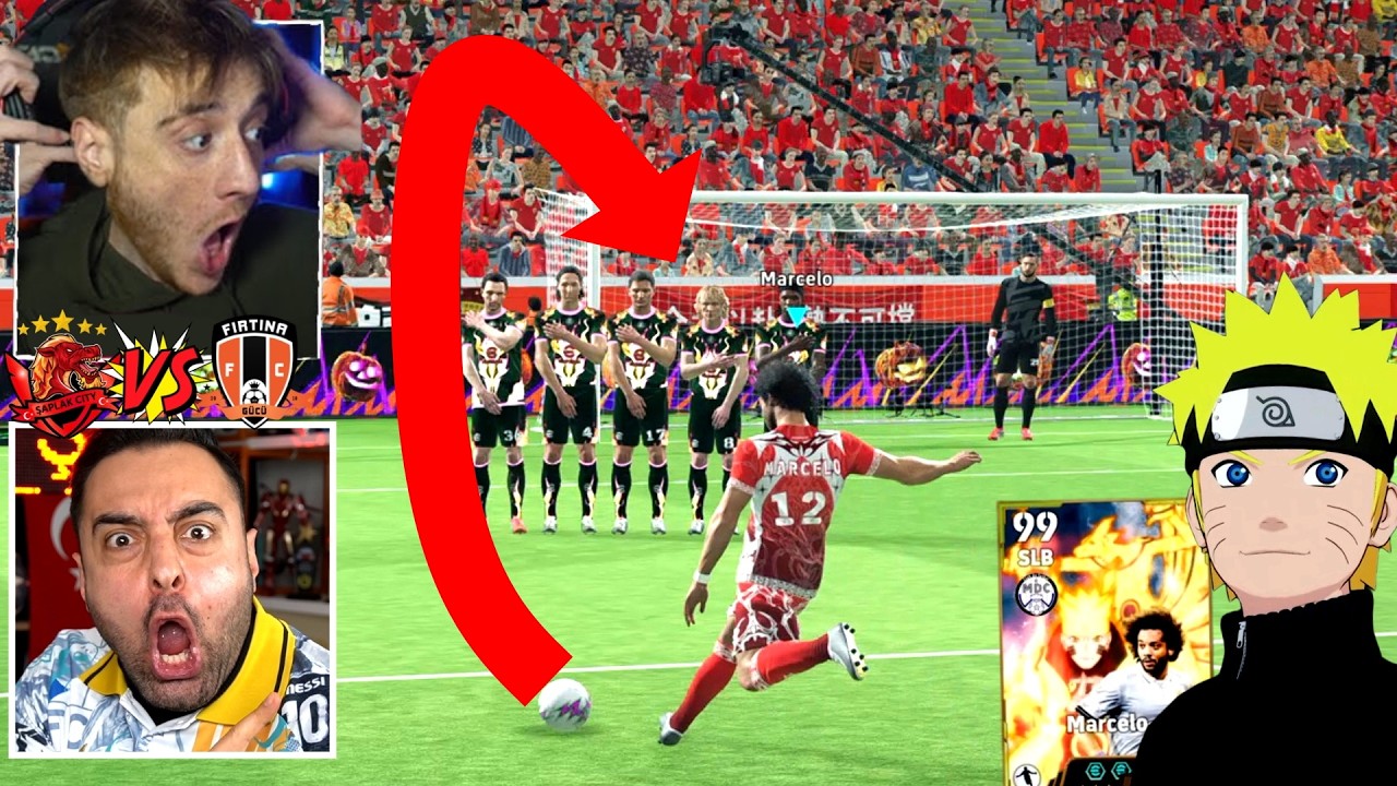 NARUTO MARCELO 999 İQ 24 METRE FRİKİK GOL 😱 KAMERA KAPANDI ! ELPESİCO 26 ÜMİDİ VS EMJAN