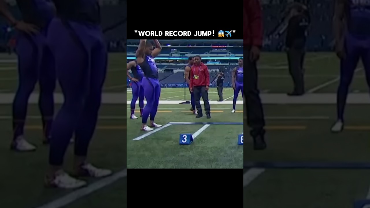 The Most INSANE NFL Combine Record Of All Time! 😱💥 #ByronJones #NFLCombine