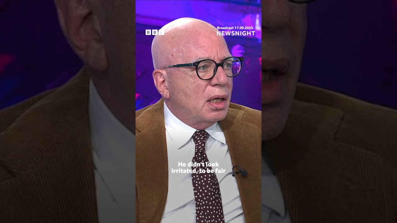 “What Donald Trump felt at that moment... he's super irritated” - Published by BBC Newsnight