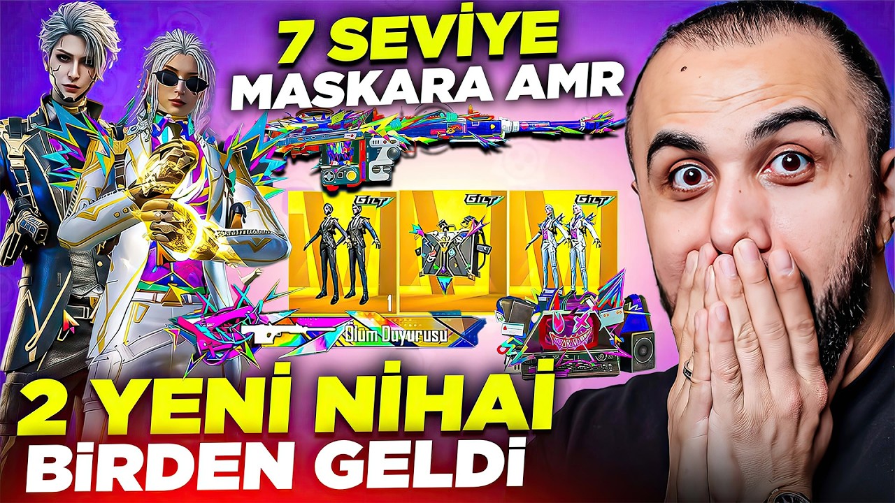 YENİ NİHAİ SETLER VE 7 SEVİYE MASKARA AMR GELDİ!! 😱 30.000 UC FULLEDİK | PUBG Mobile